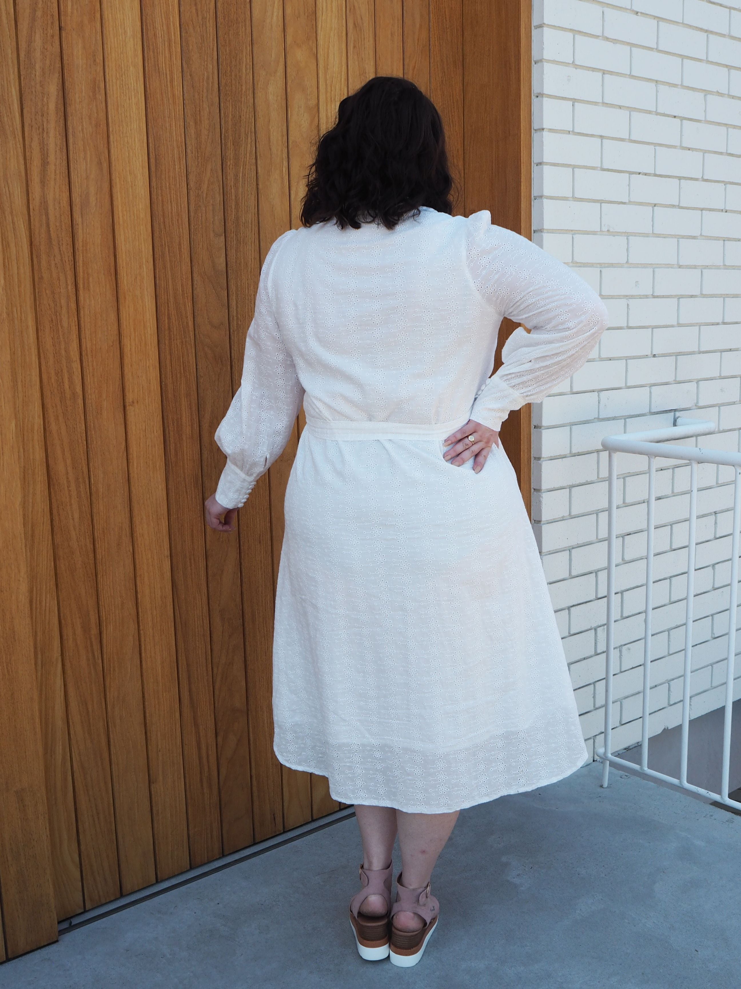 BRODERIE ANGLAISE SHIRT DRESS