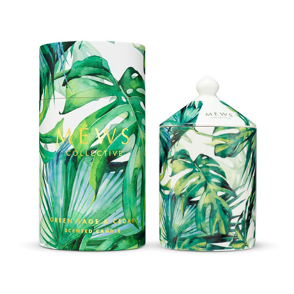 MEWS CANDLE - GREEN SAGE AND CEDAR