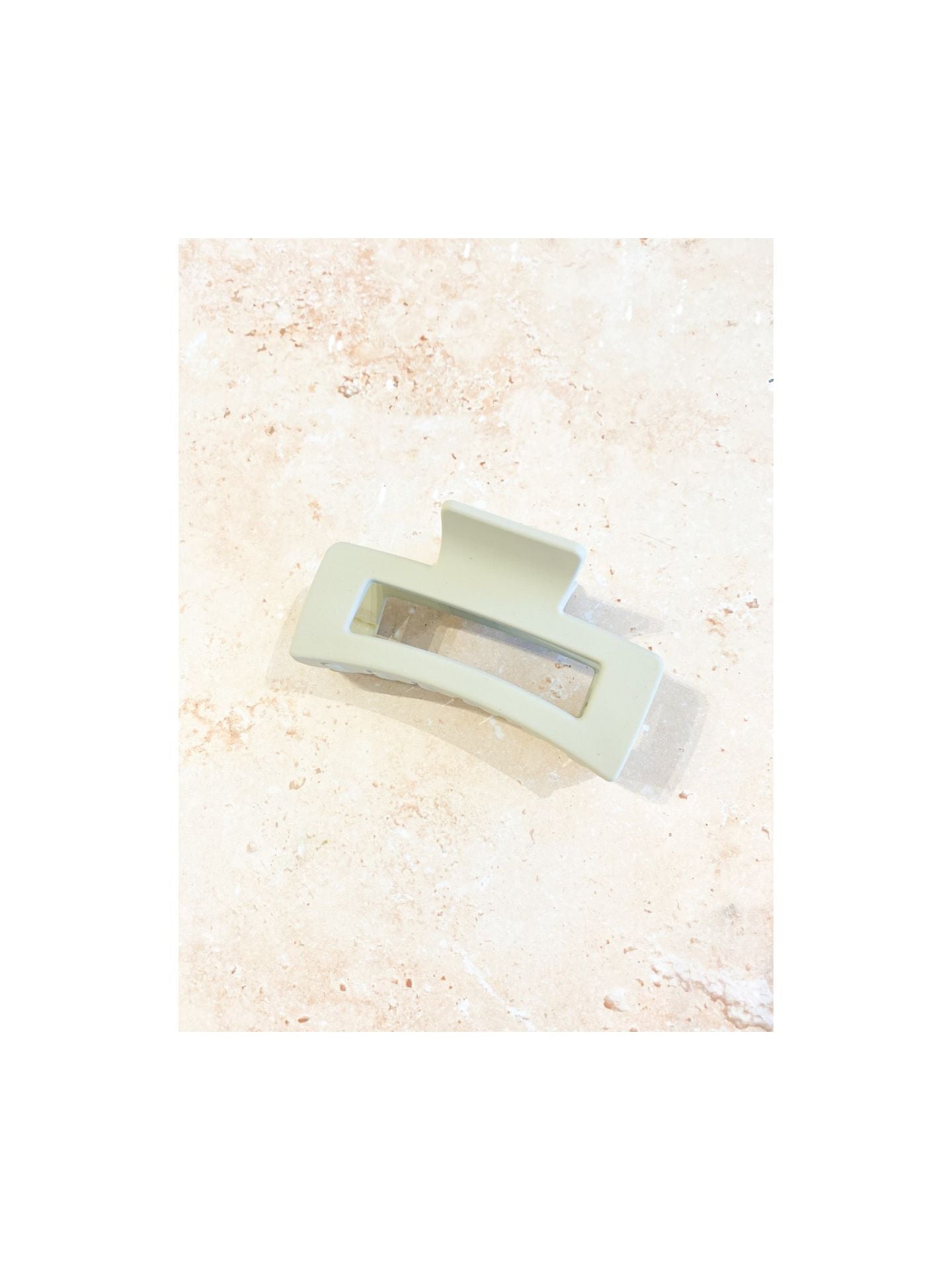 MATTE RECTANGULAR CLAW CLIP