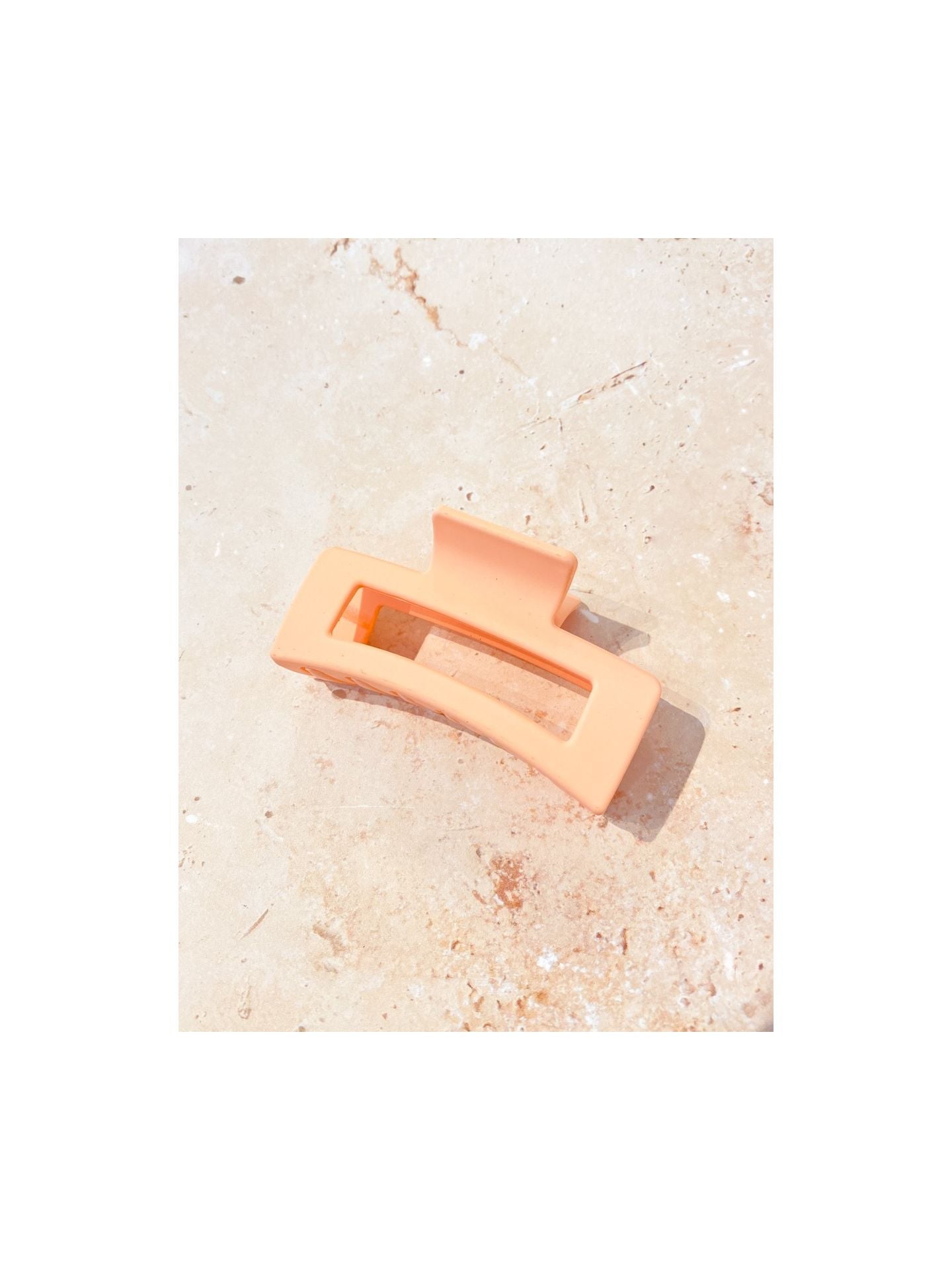 MATTE RECTANGULAR CLAW CLIP
