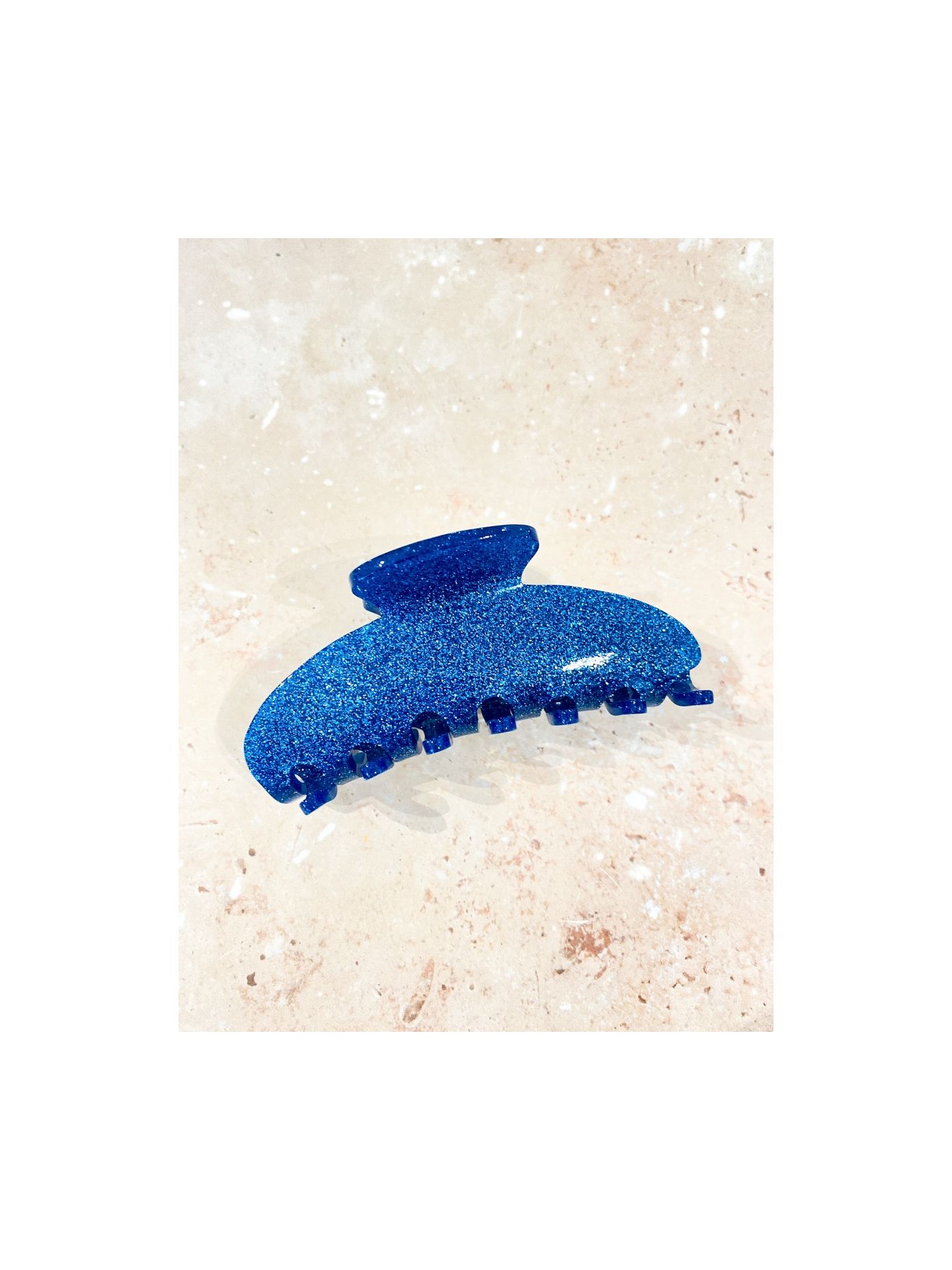 IVY GLITTER ACETATE CLAW CLIP