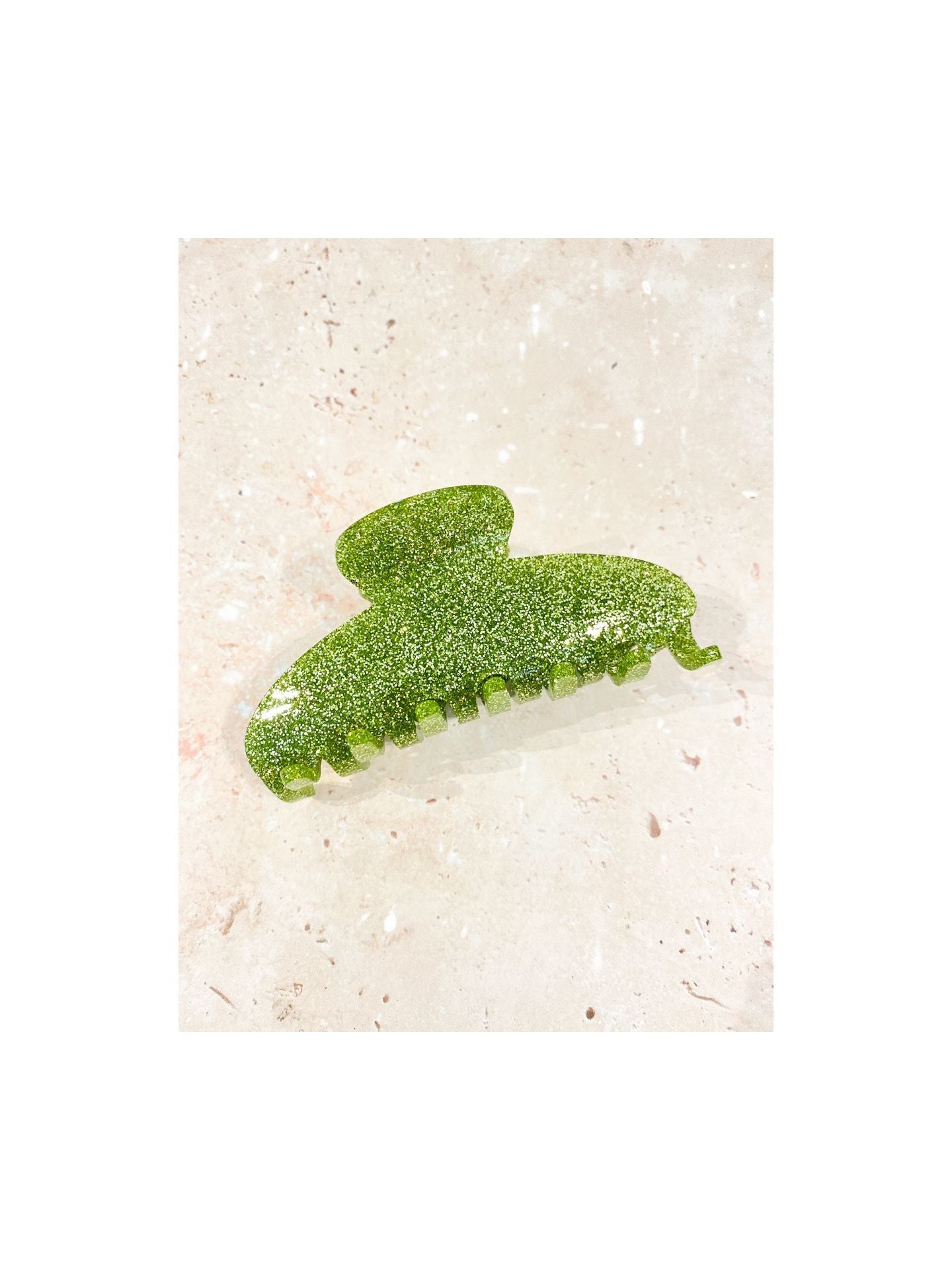 IVY GLITTER ACETATE CLAW CLIP