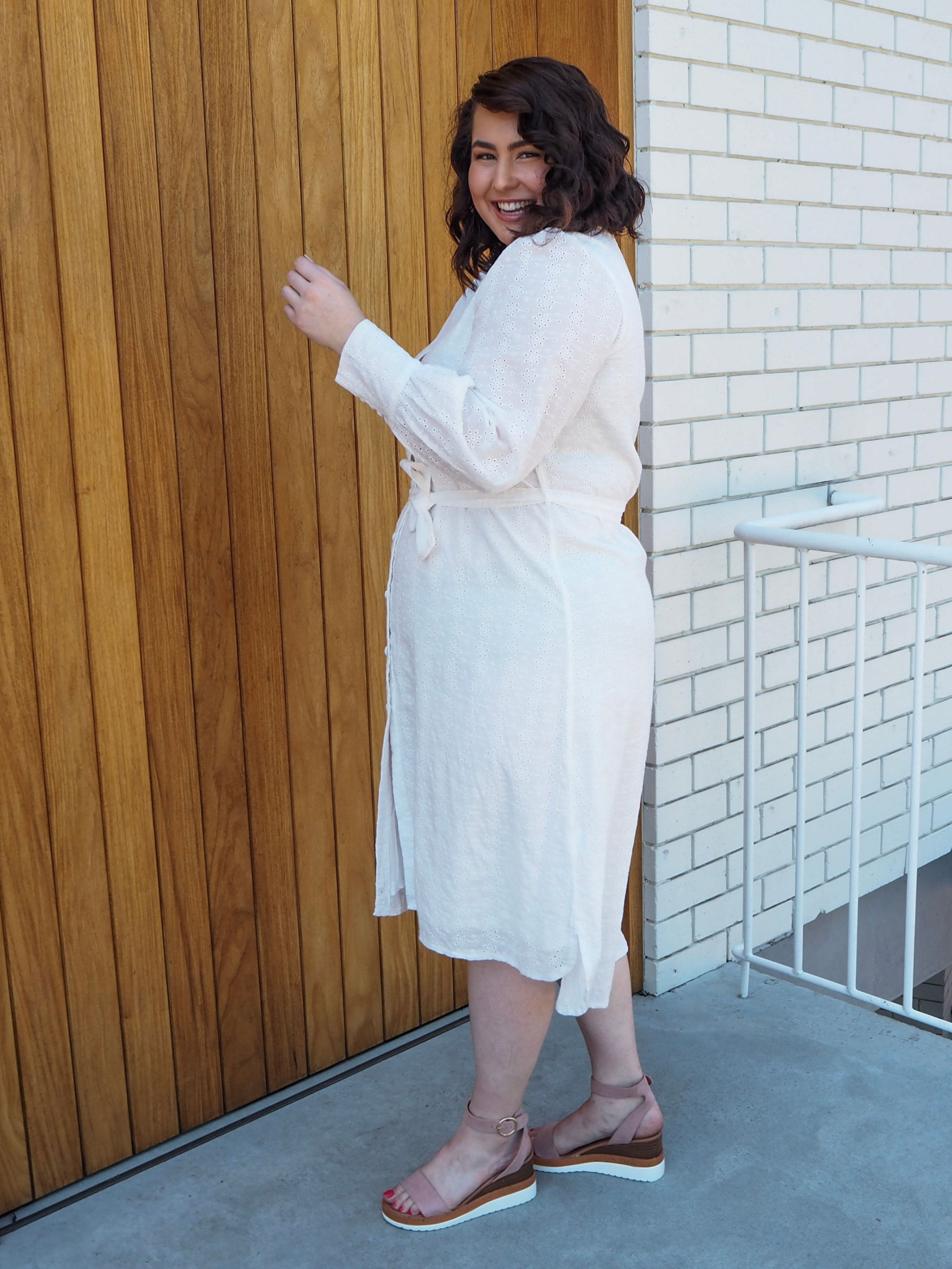 BRODERIE ANGLAISE SHIRT DRESS