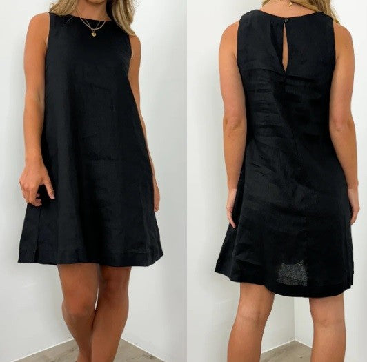 EASY LINEN SHIFT DRESS