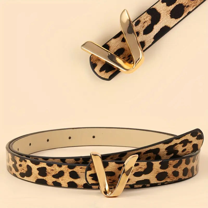 V BUCKLE LEO BELT