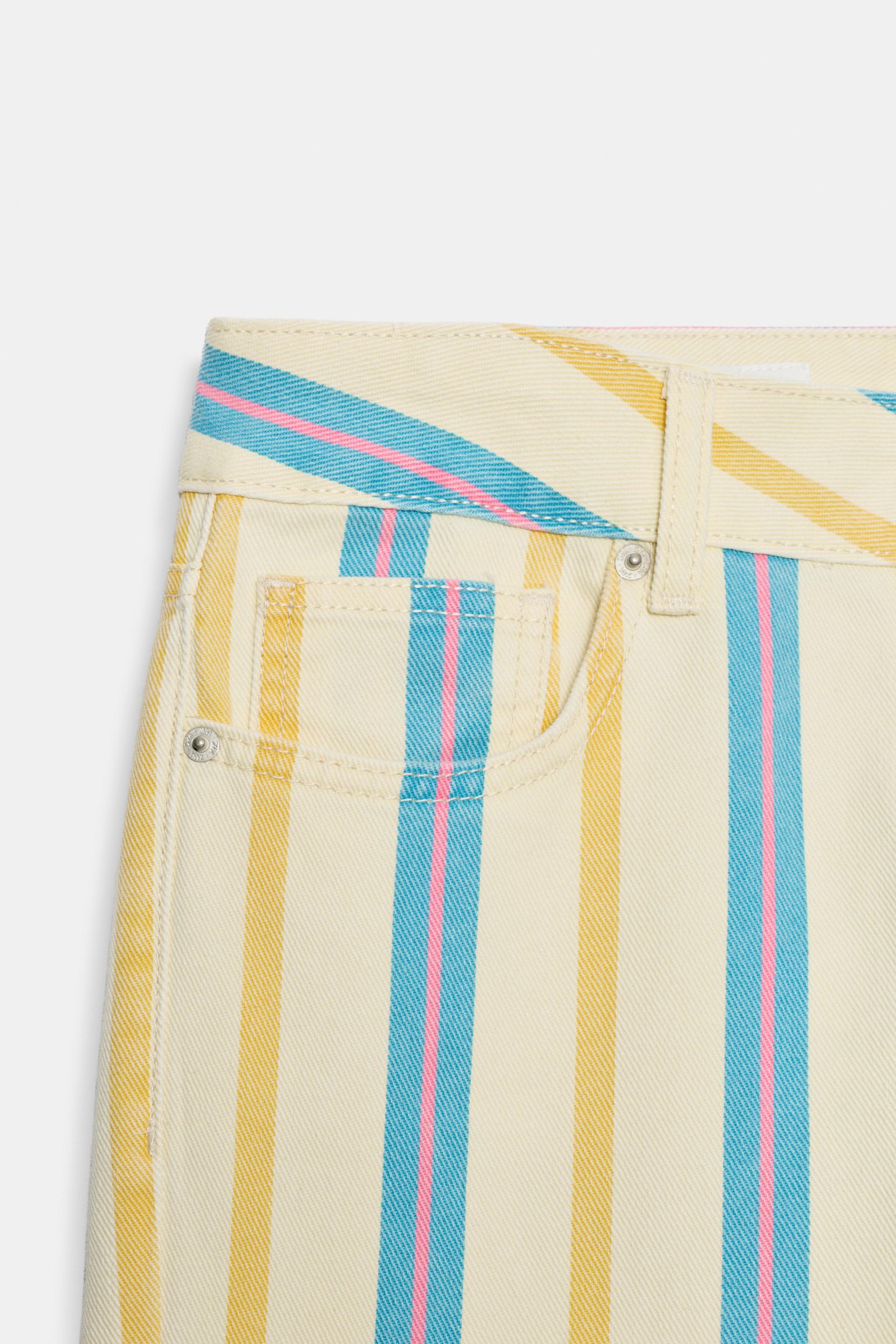 Stripe Low Rise Straight Leg JeaN