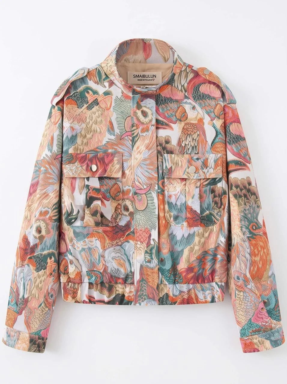 Printed Utility Jacket