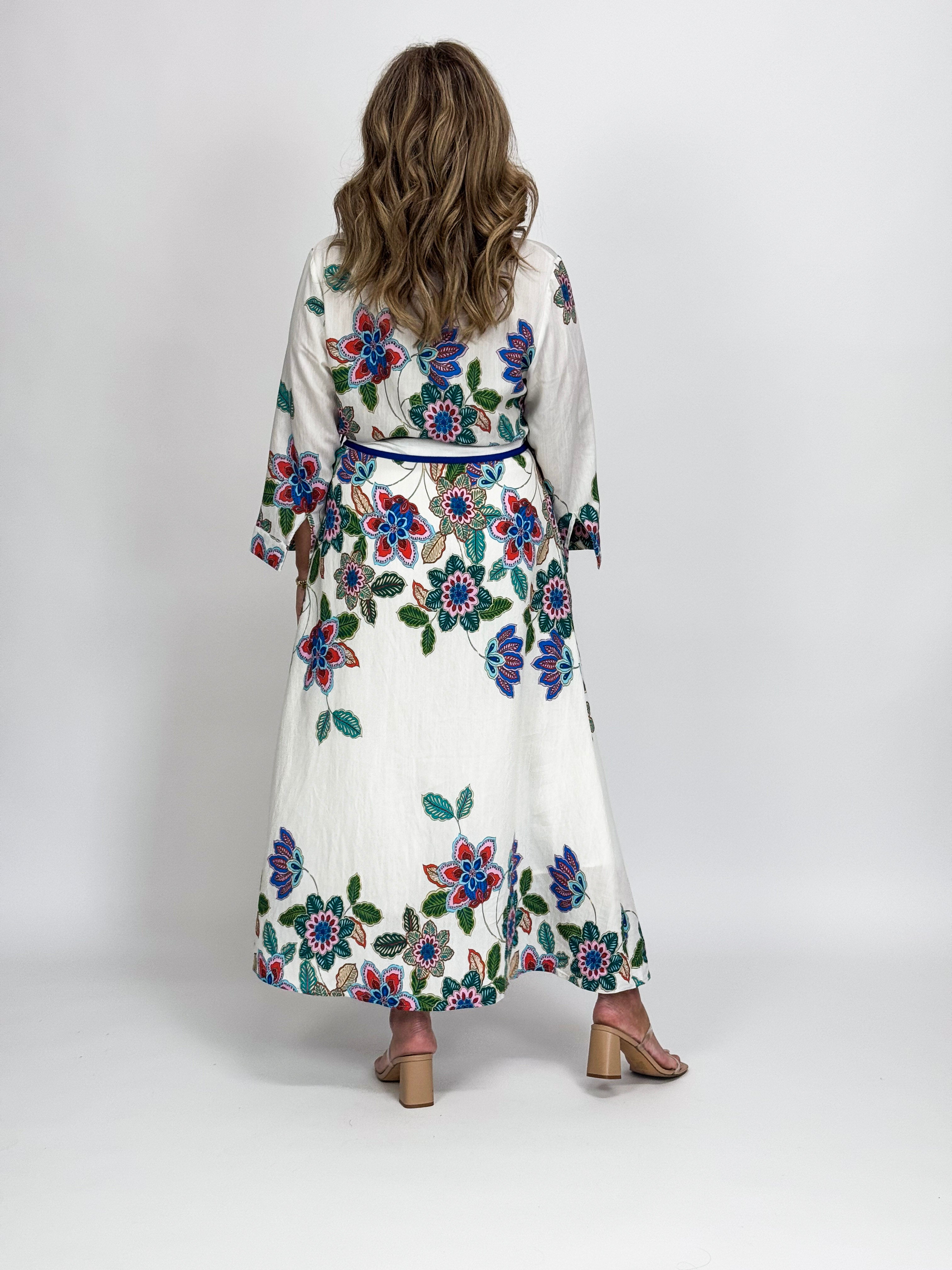 BOUQUET SHIRT DRESS