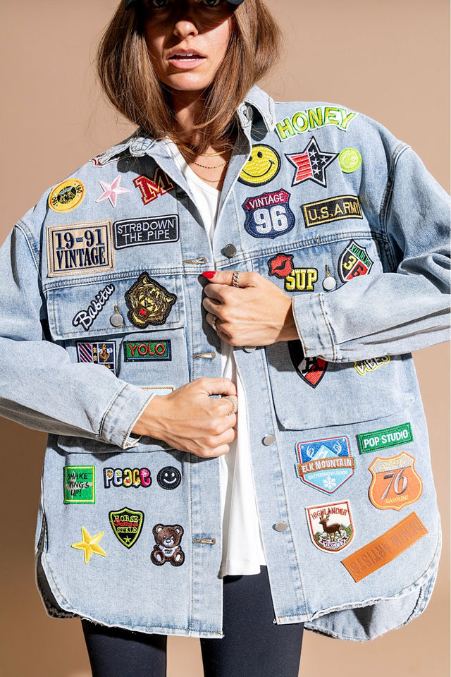 BADGE ME DENIM JACKET