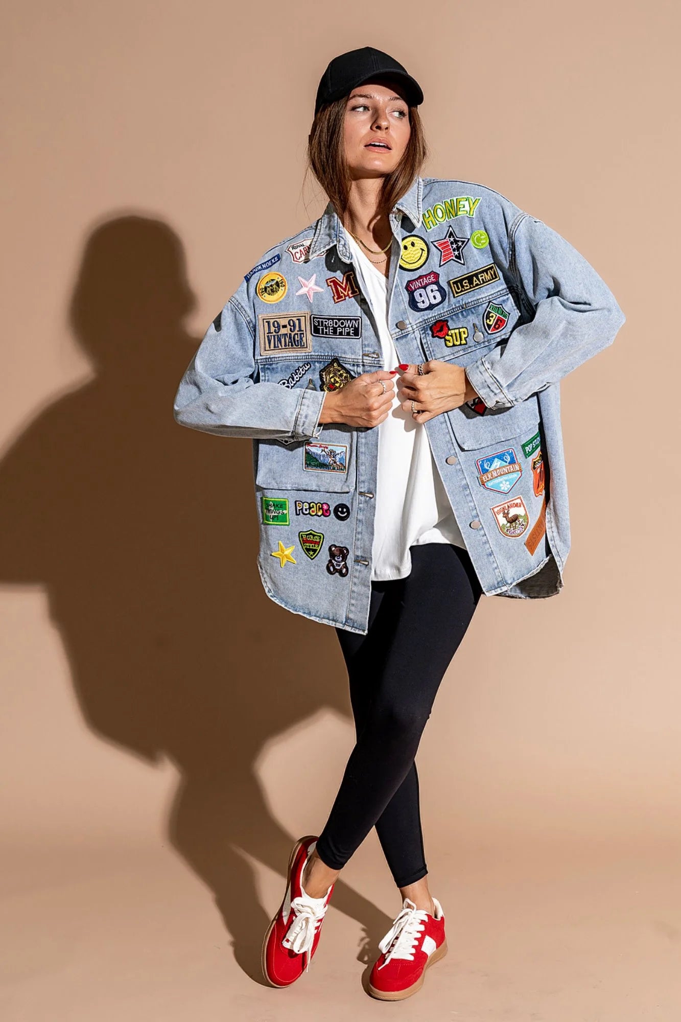 BADGE ME DENIM JACKET