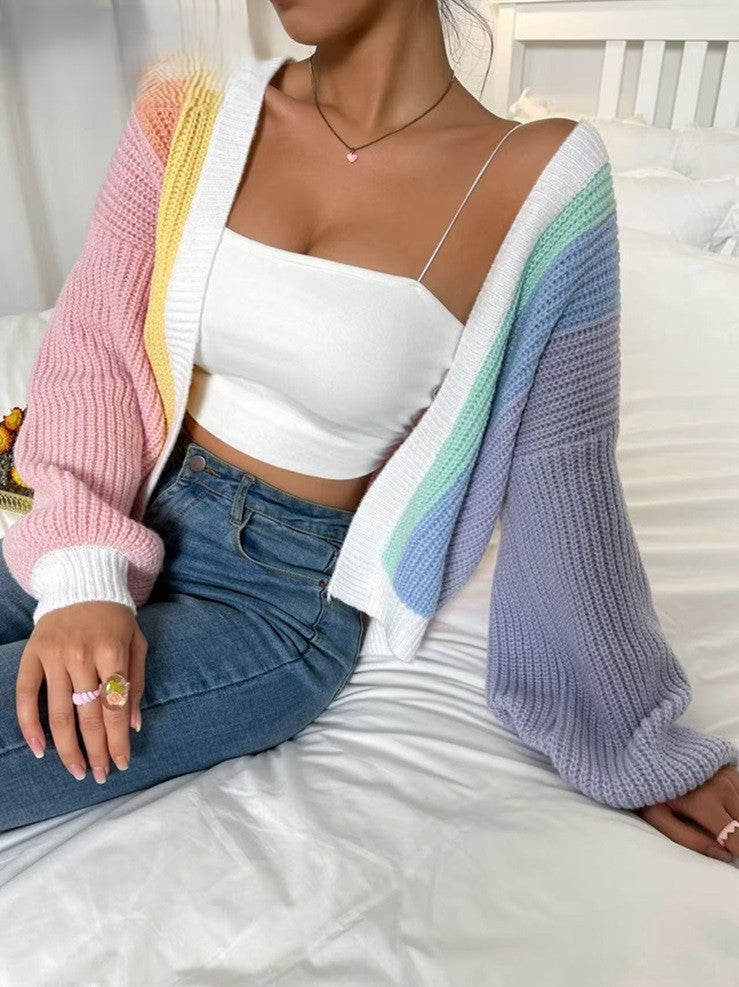 BLOCK COLOUR SHRUG