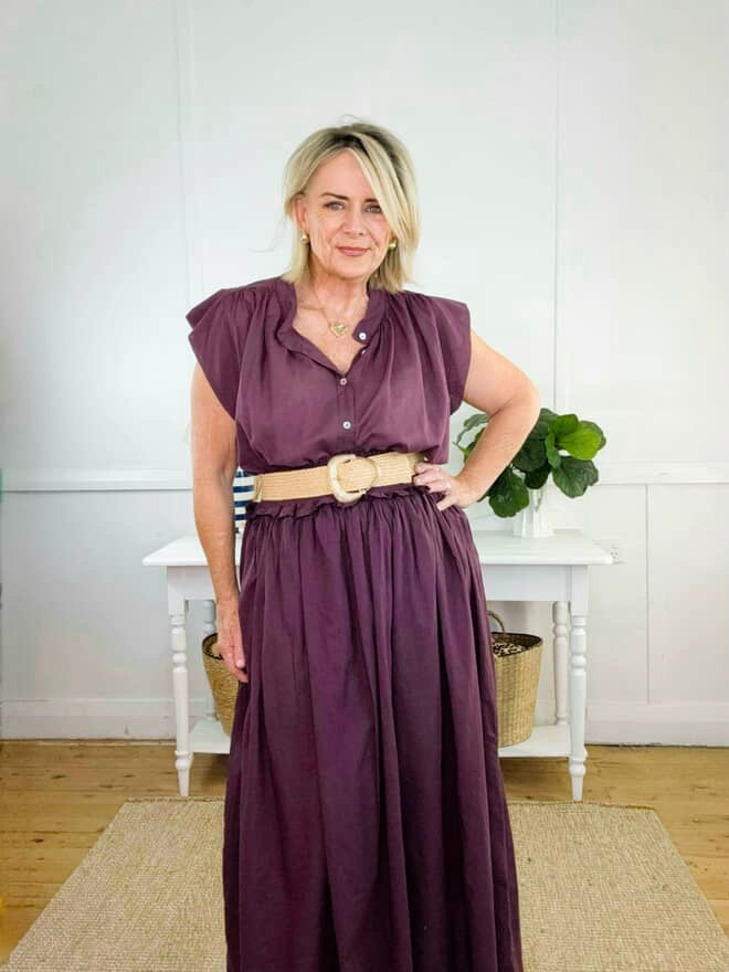 COTTON VOILE SHELL TOP