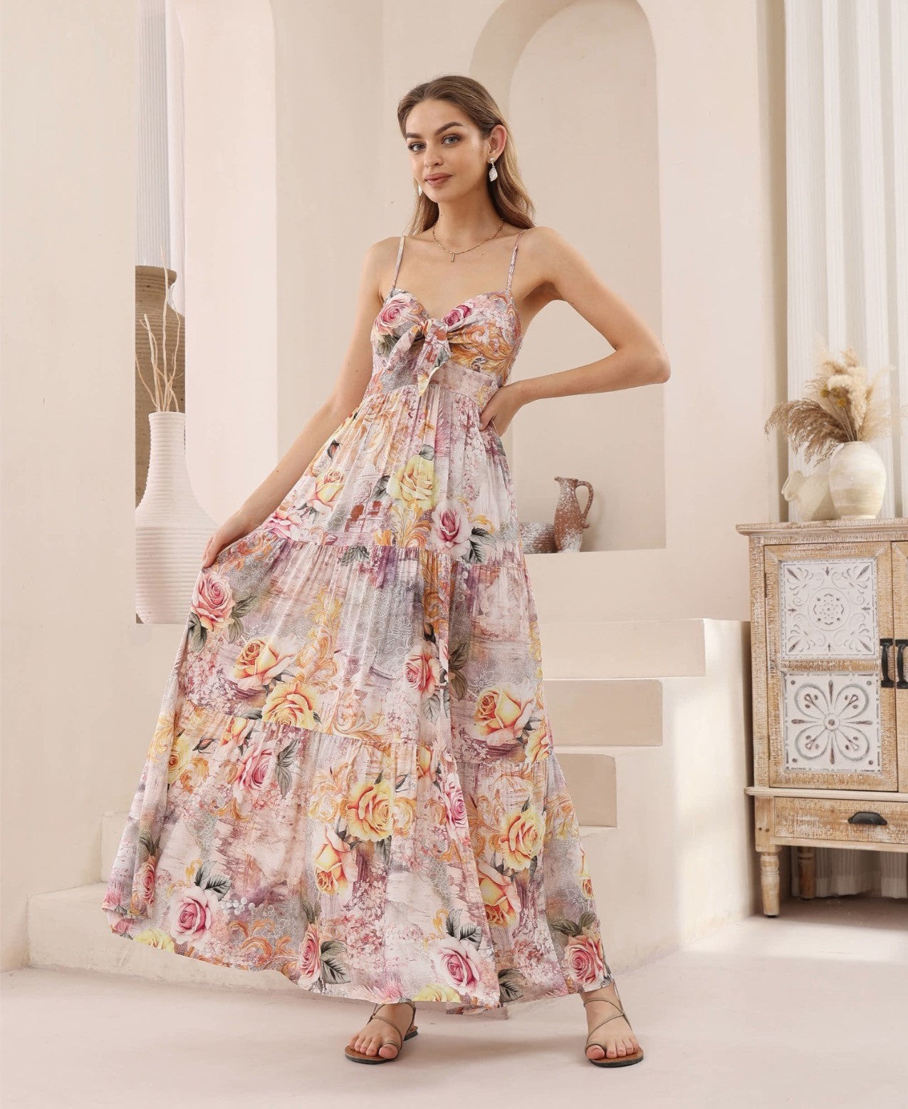 ZARAH ROMANCE  FLORAL SUNDRESS