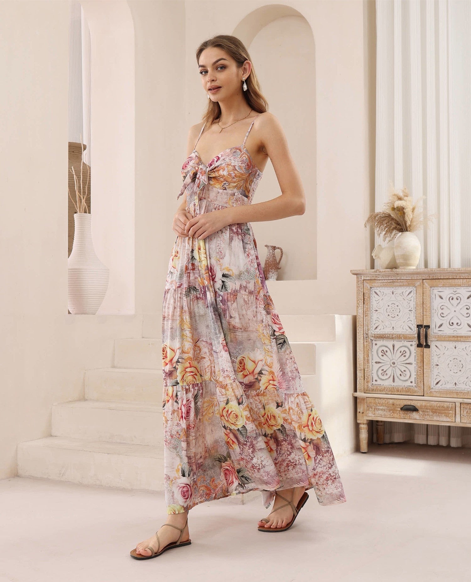 ZARAH ROMANCE  FLORAL SUNDRESS