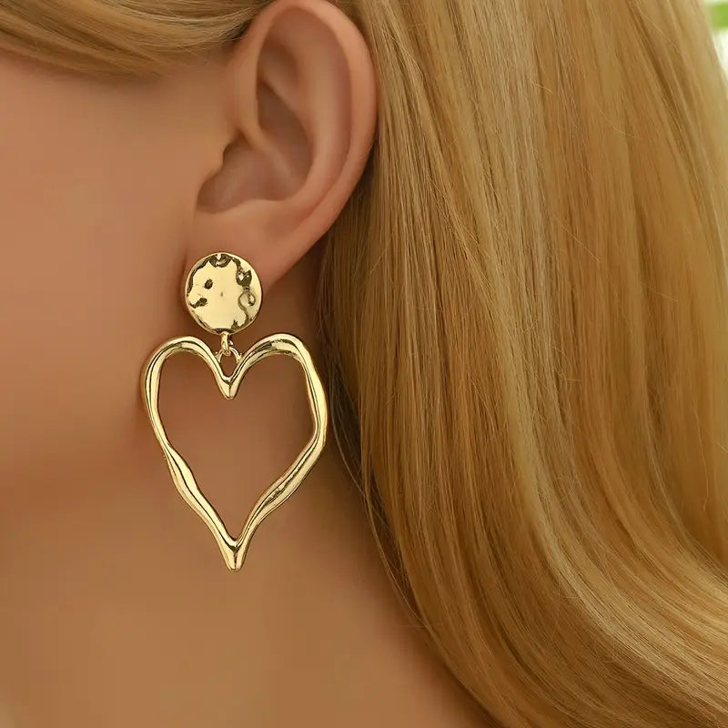 VINTAGE HEART EARRINGS