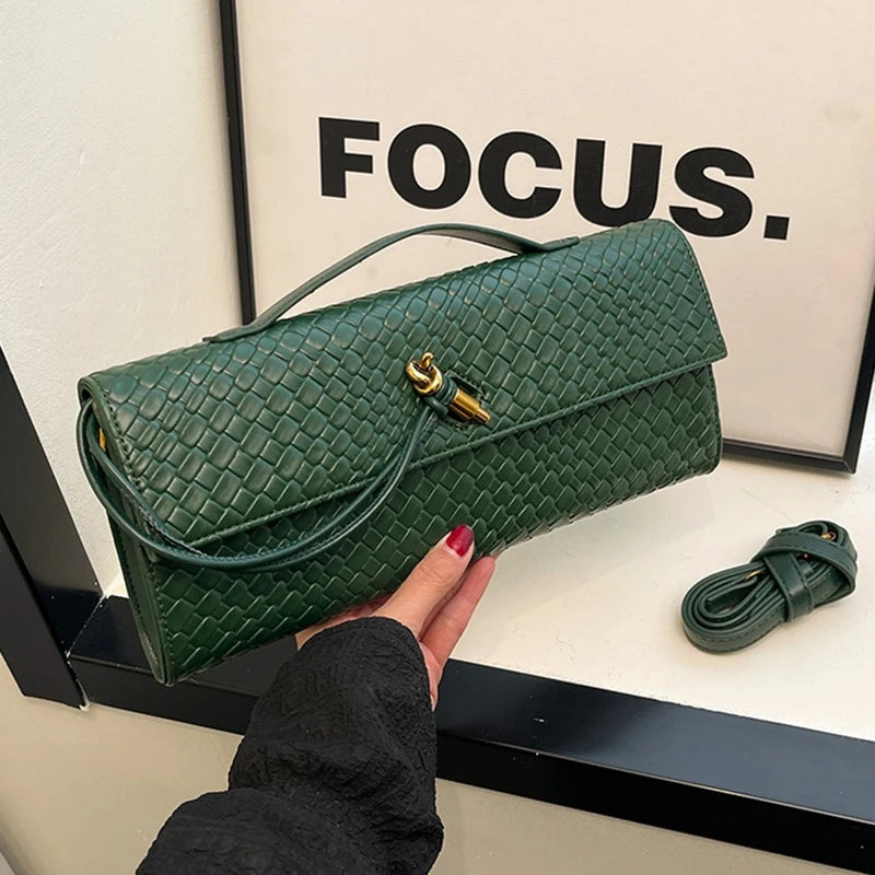 TIAMO FAUX LEATHER CLUTCH