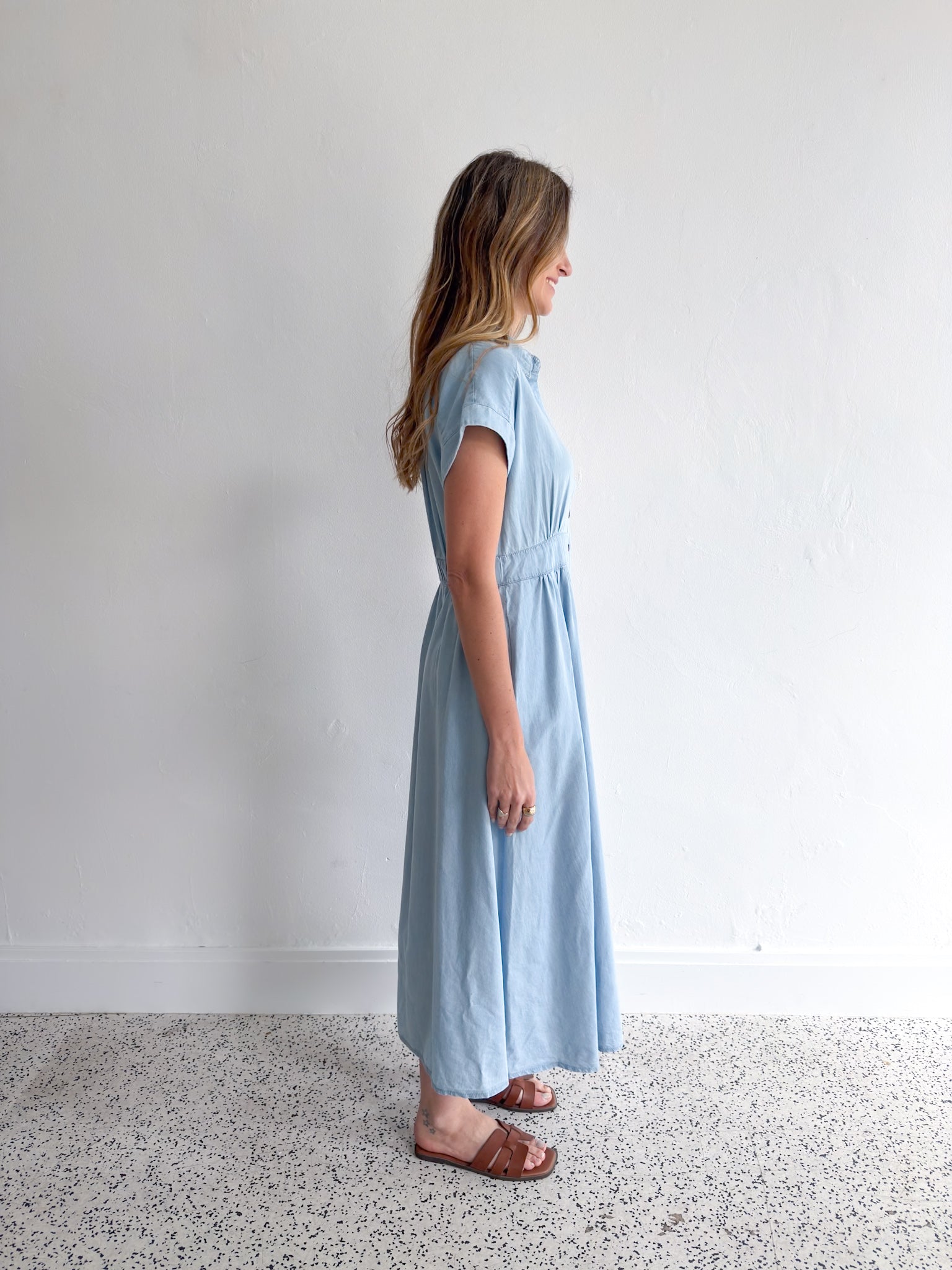 DENIM CHAMBRAY RELAXED DRESS