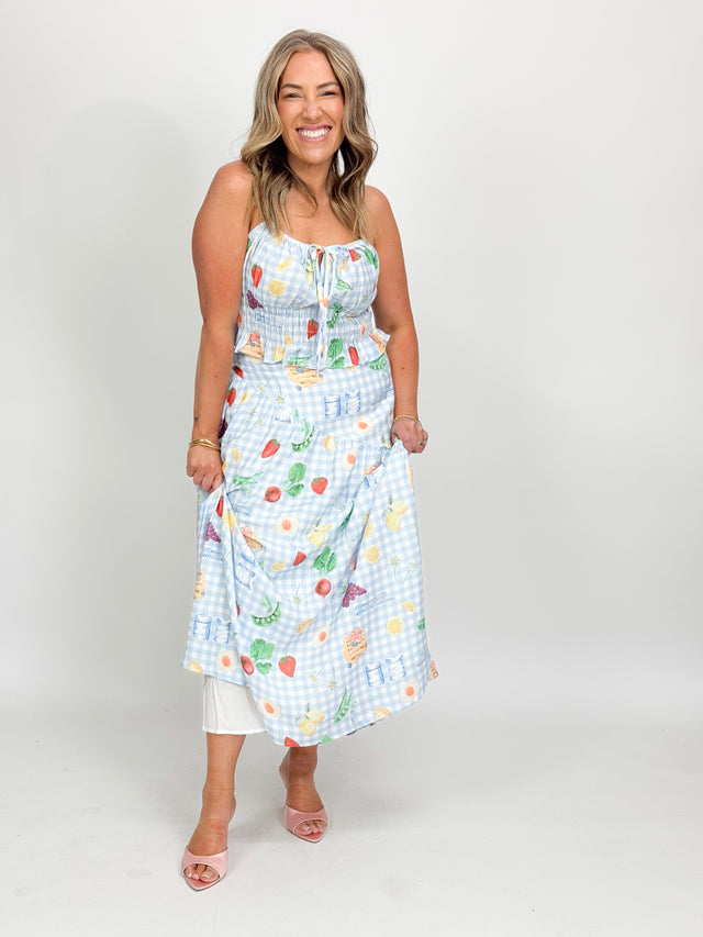 FRUITTY CHECK SKIRT