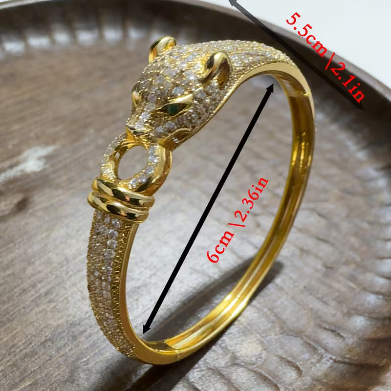 PANTHER BANGLE AND RING