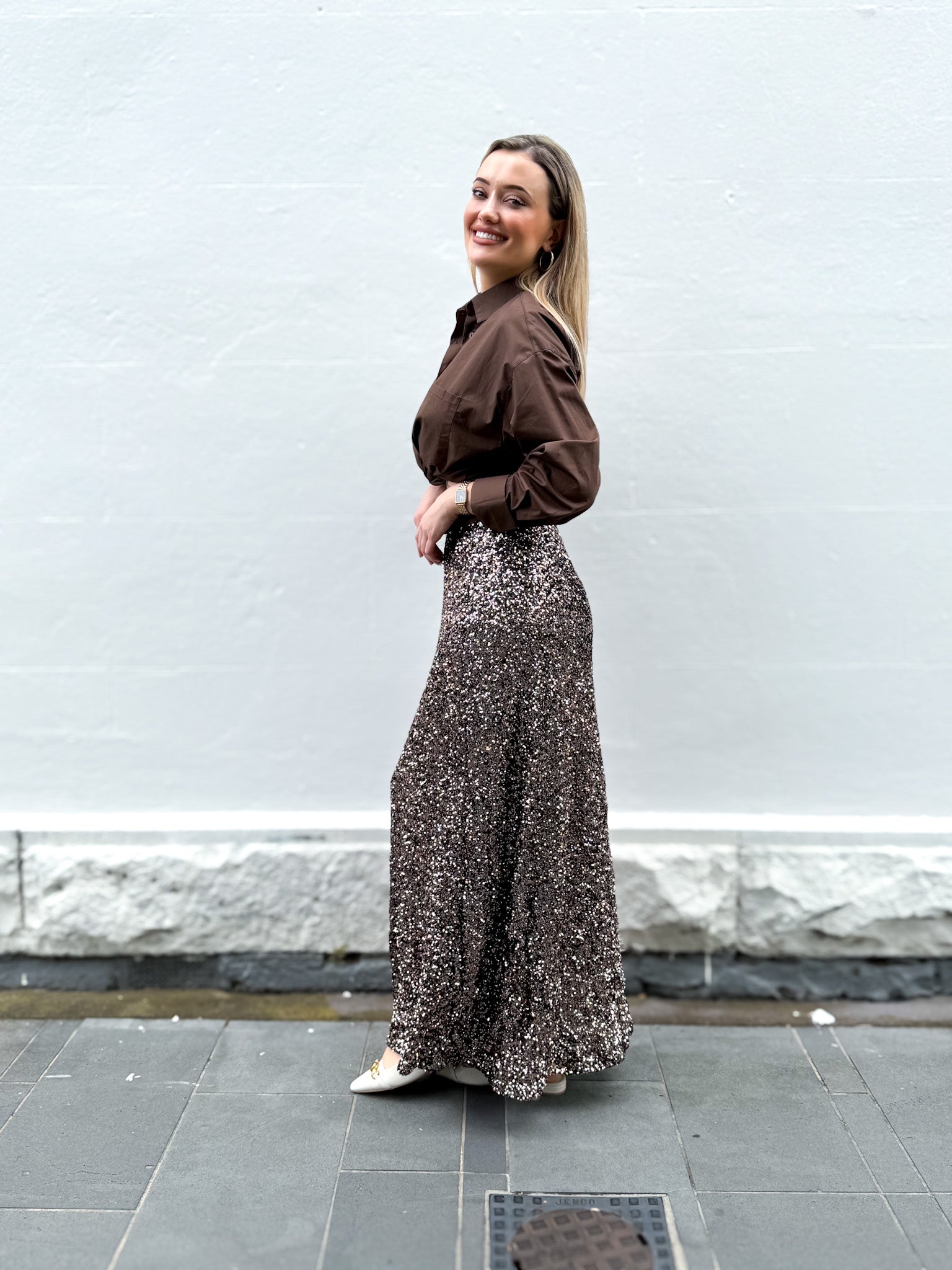 SPICY METALIC SKIRT - NEW COLOURS