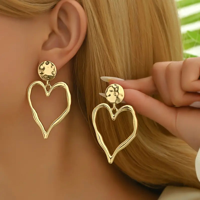 VINTAGE HEART EARRINGS