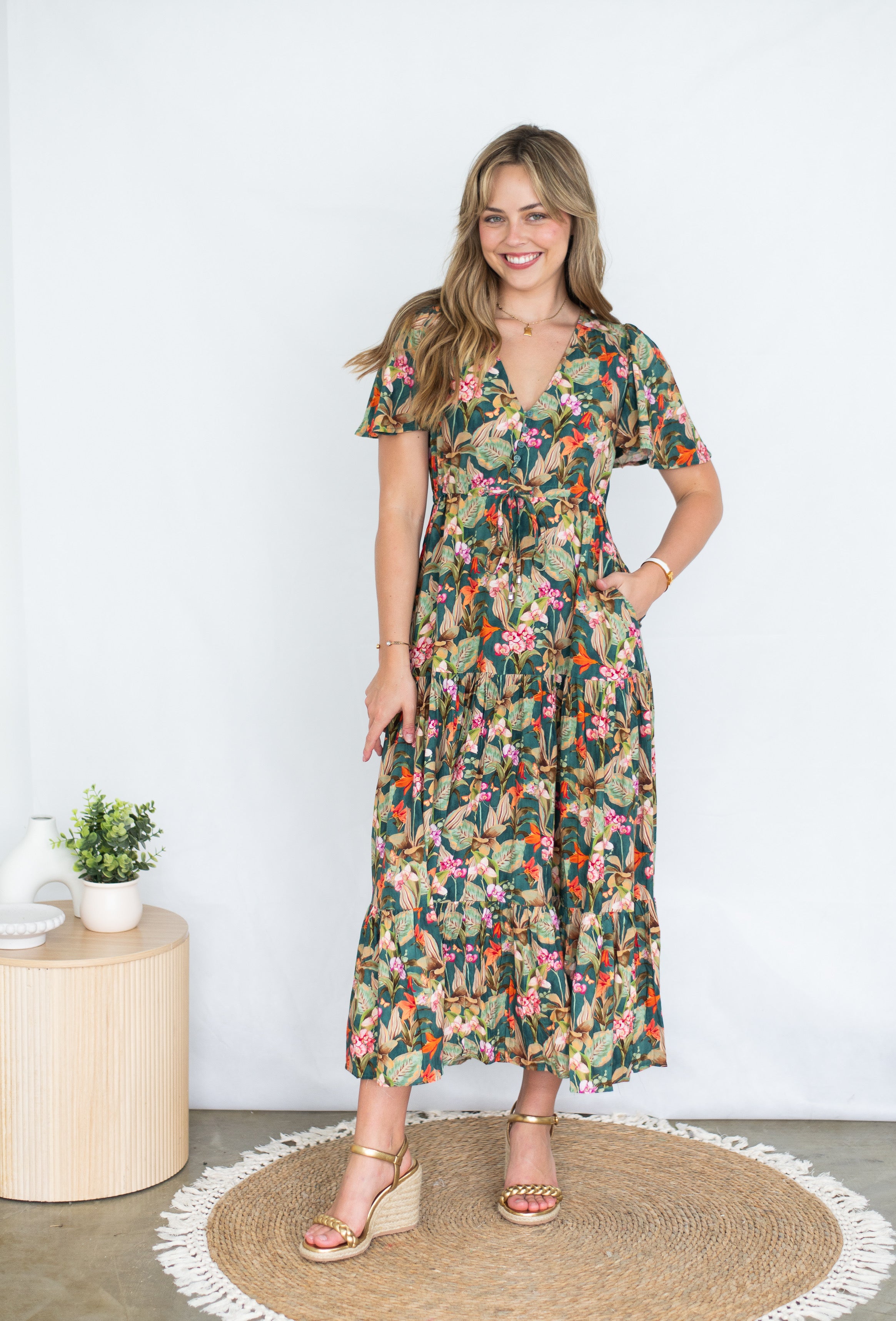 HOLLY SELMA MAXI  DRESS