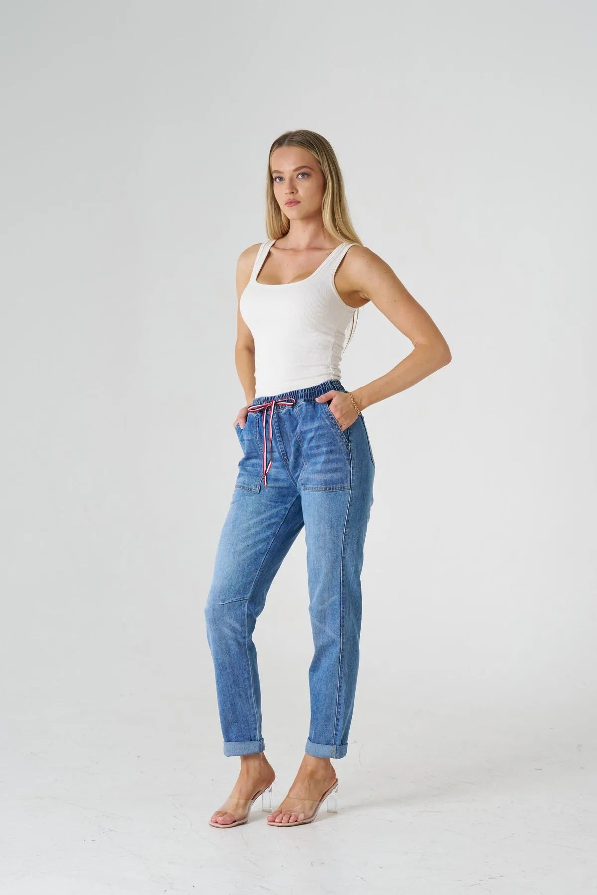 ELLIE DENIM JOGGERS