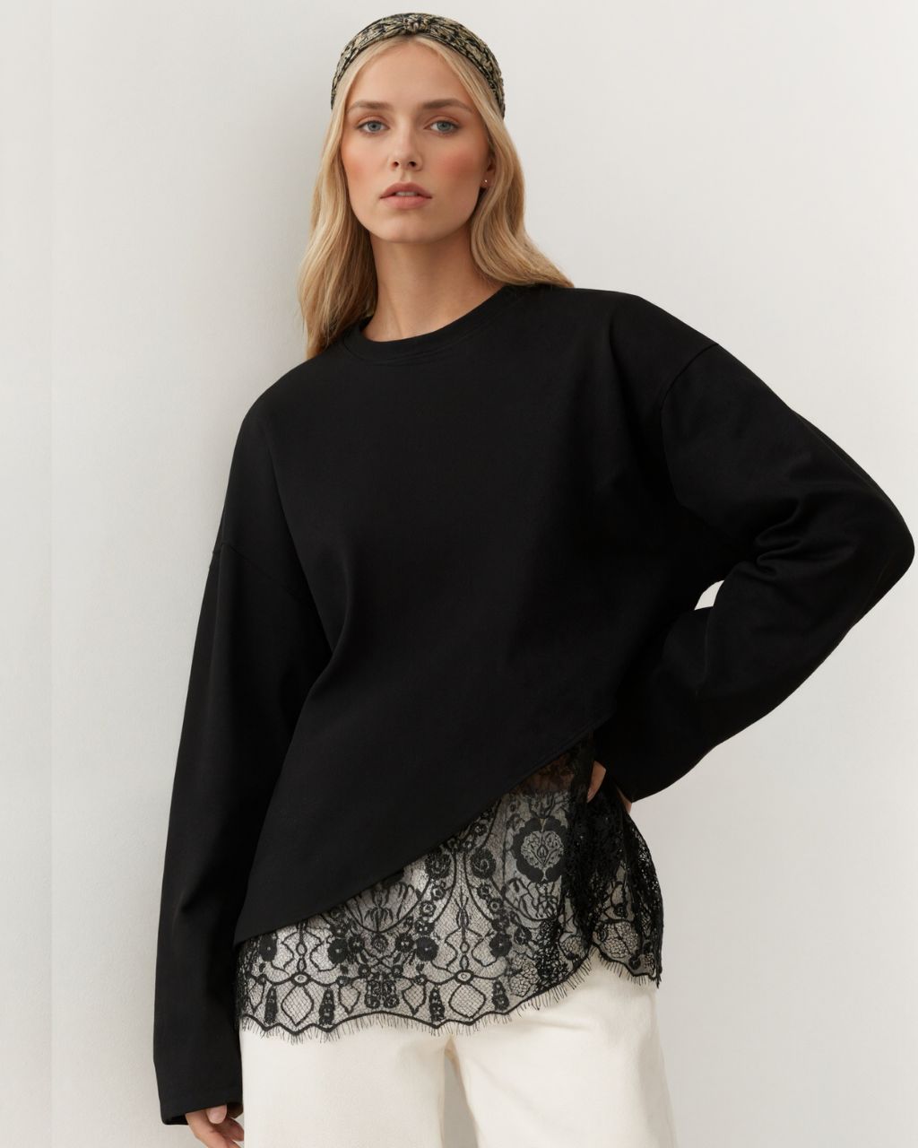 COTTON LACE TOP
