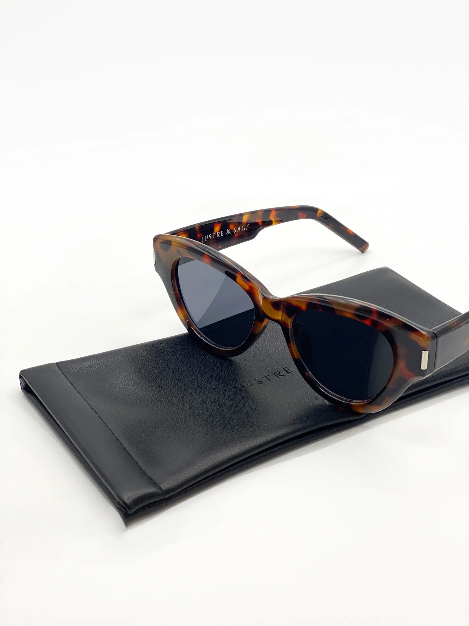 L&S Mielli Cat Eye Sunglasses in Tort