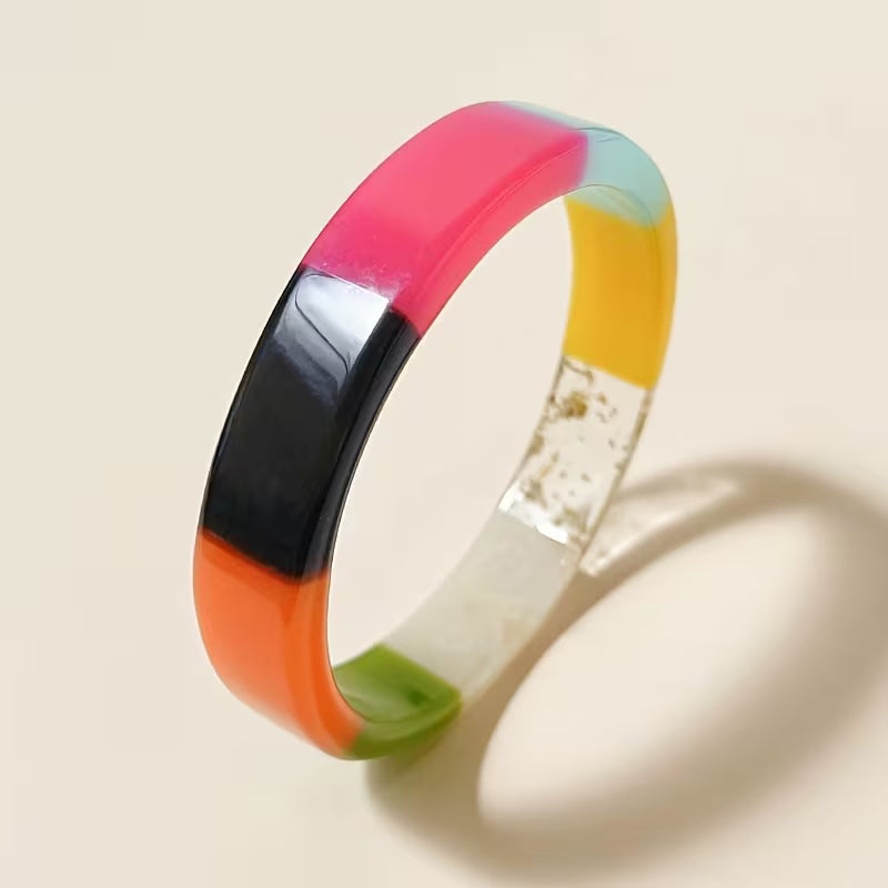 Tricolor Multi Patchwork Bracelet