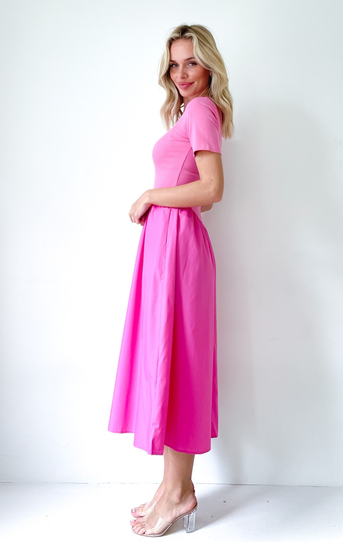ANABELLE  V SHAPE MAXI DRESS