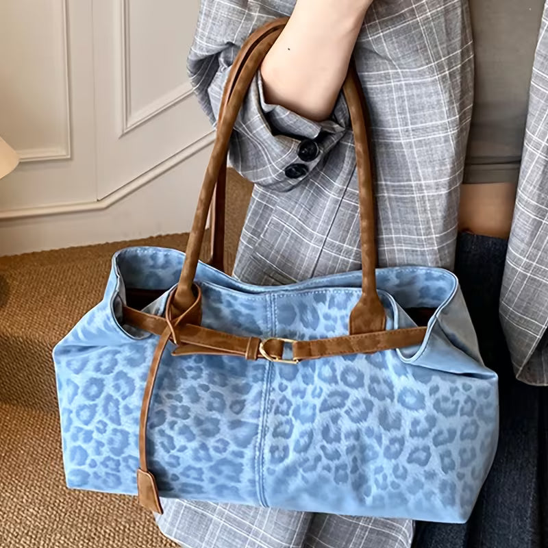 LEOPARD PRINT SHOULDER BAG
