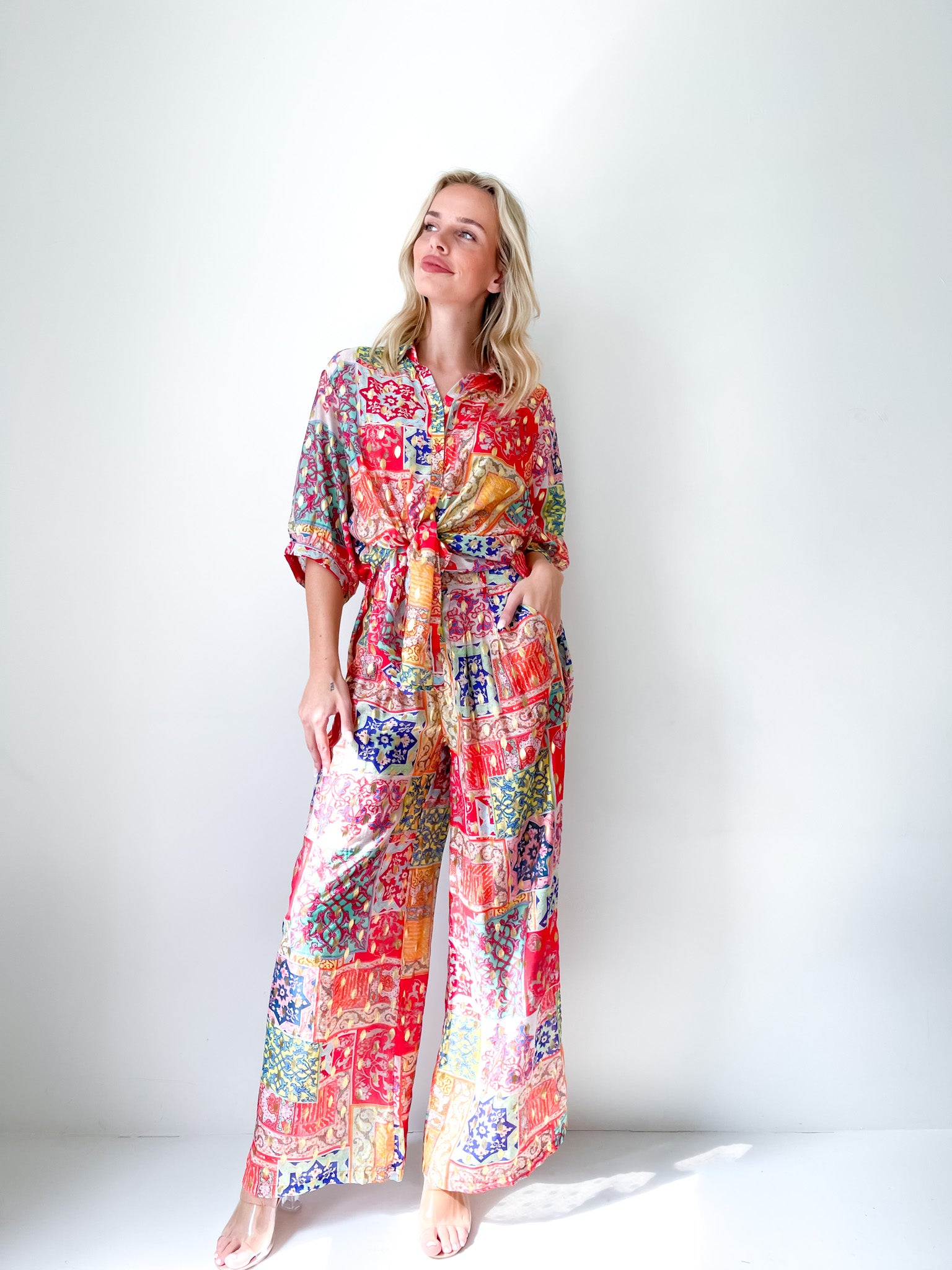 ARABASQUE PATCHWORK PANTS