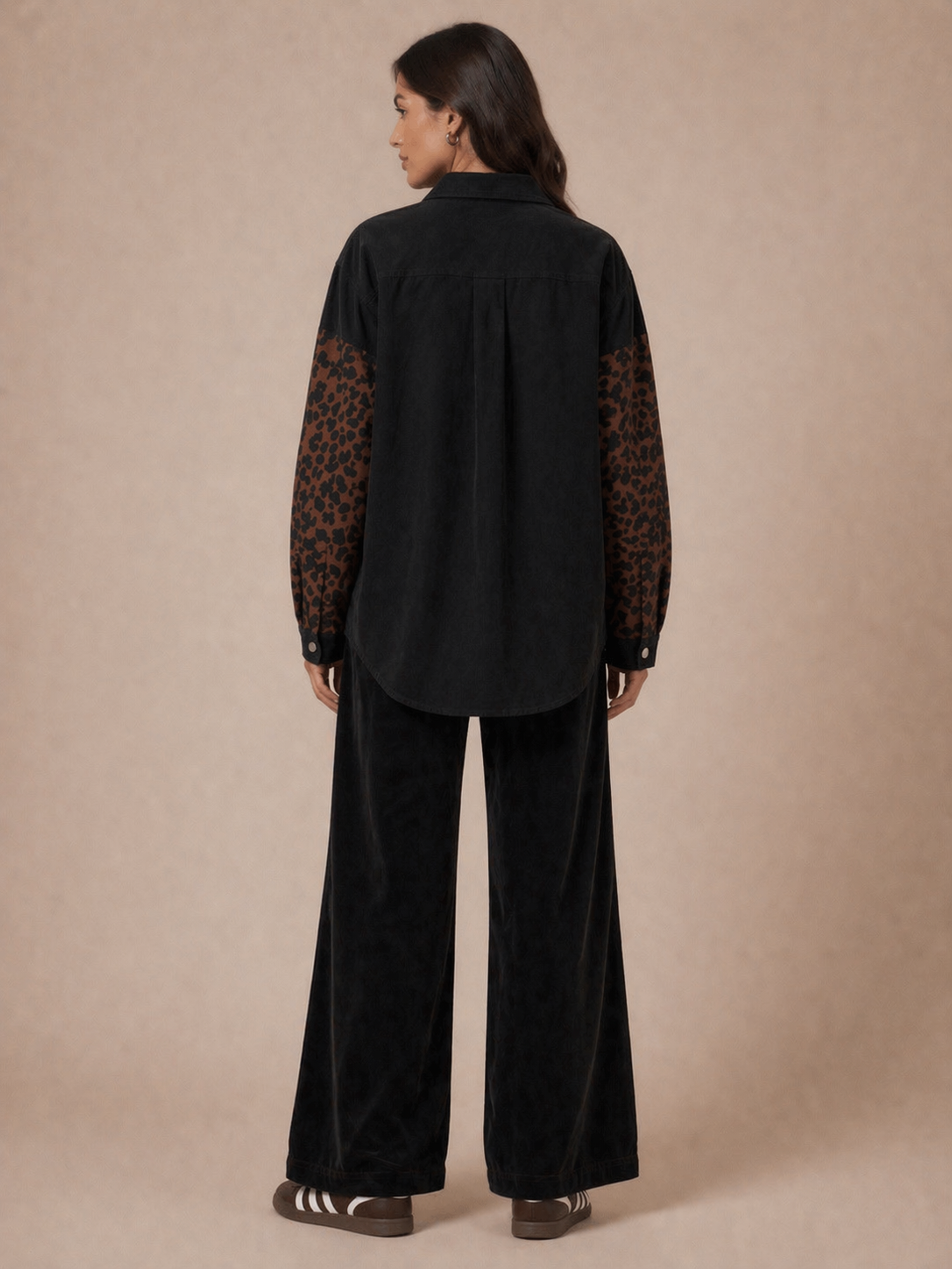 LEOPARD CONTRAST SHACKET