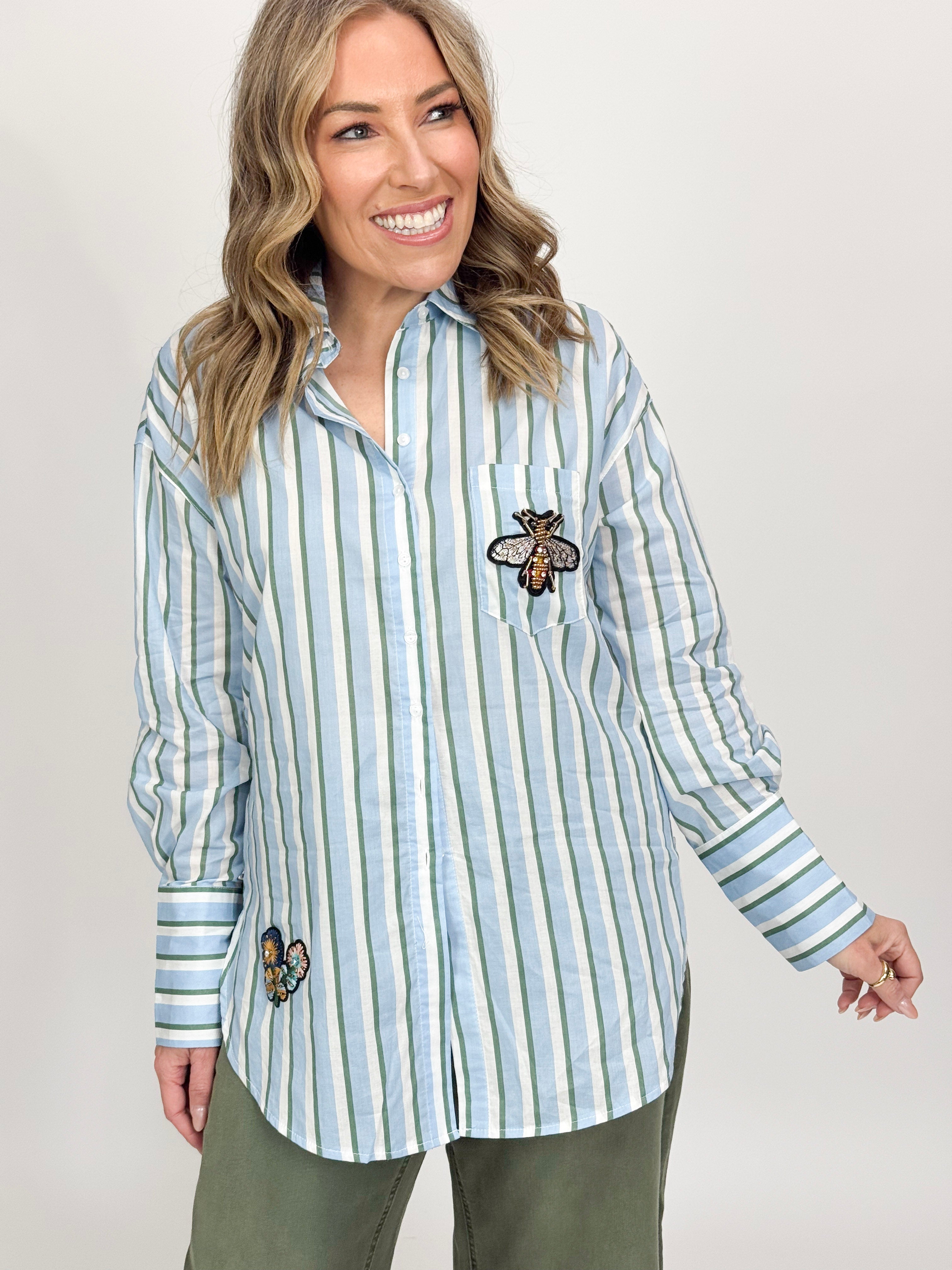 BUMBLE BEE STRIPE SHIRT