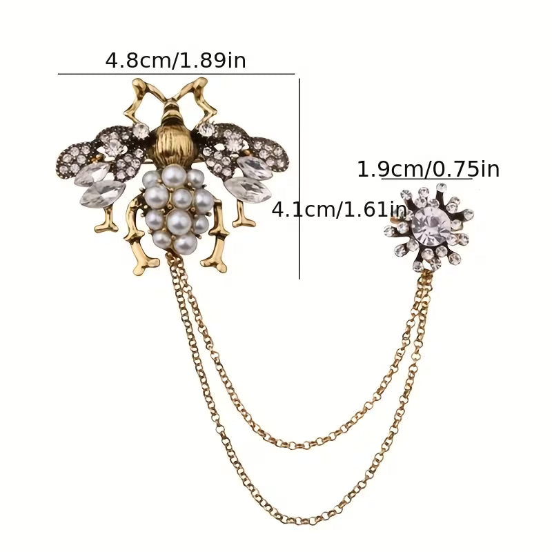 VINTAGE BEETLE BROOCH