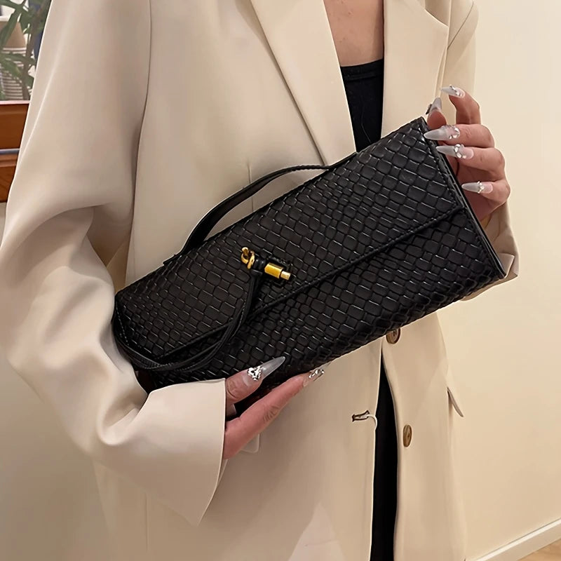 TIAMO FAUX LEATHER CLUTCH