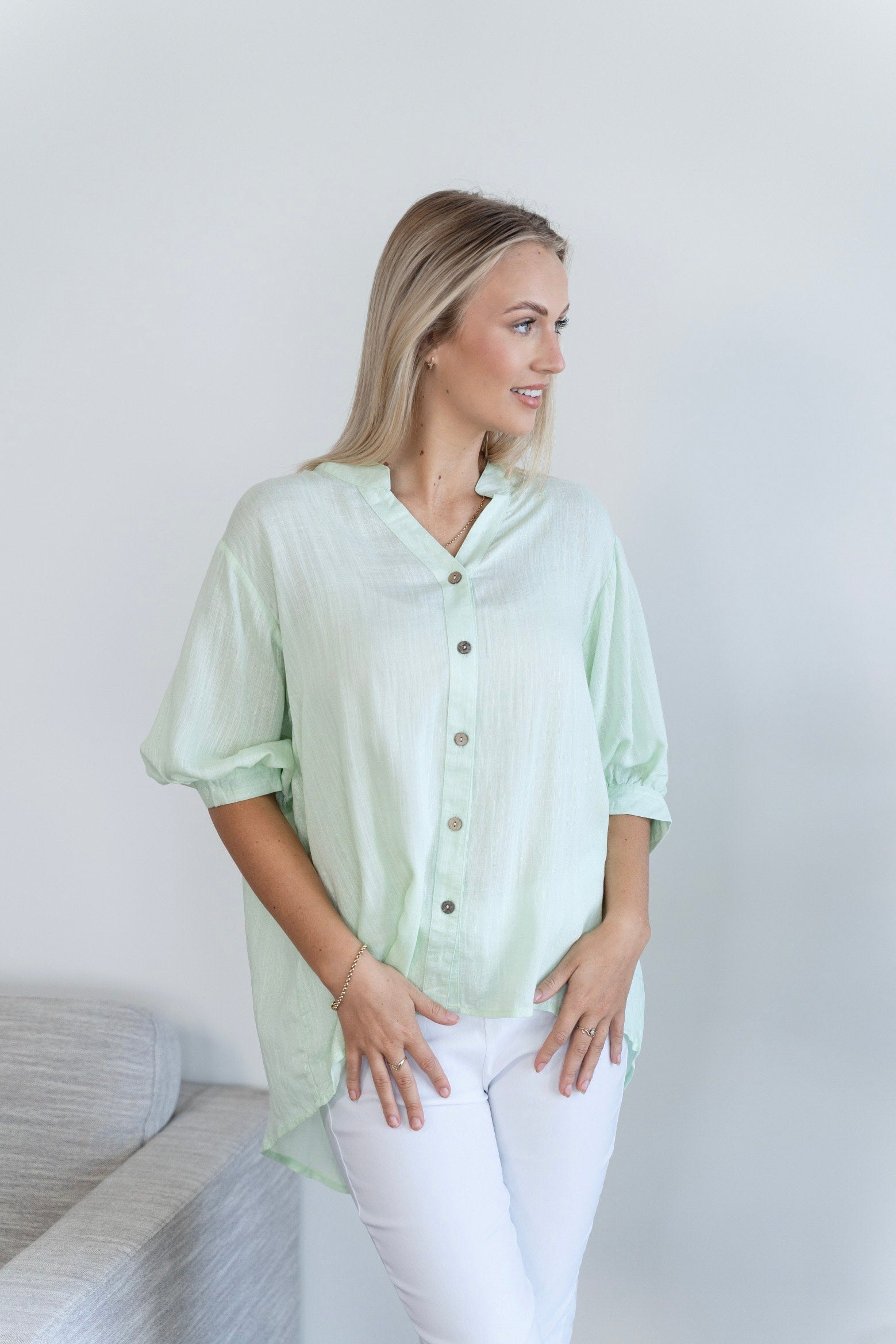 BELLA OVERSIZED SHIRT SS25
