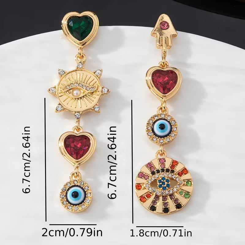 RETRO MOTIF EARRINGS