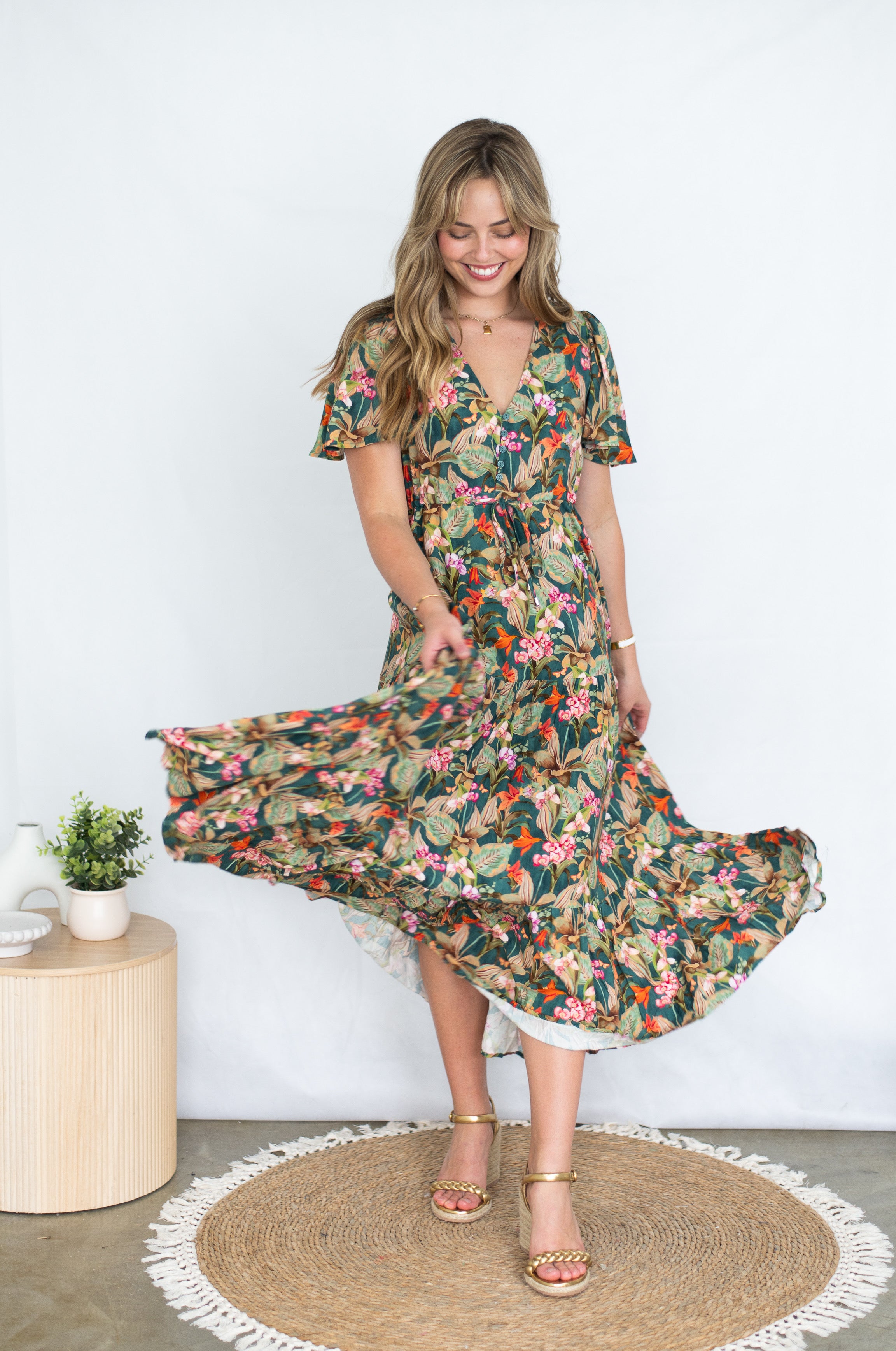 HOLLY SELMA MAXI  DRESS