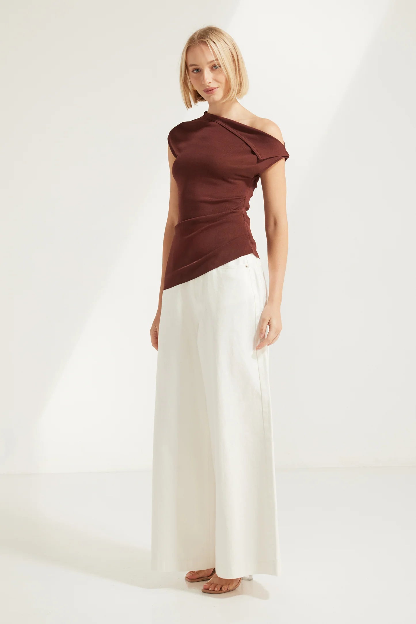 Aria Asymmetric Knit Top