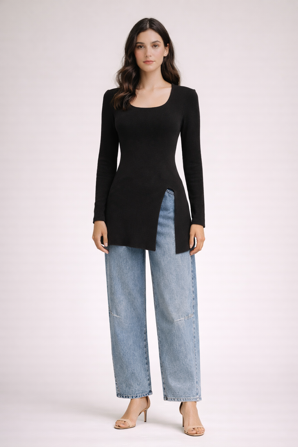 PEPLUM KNIT