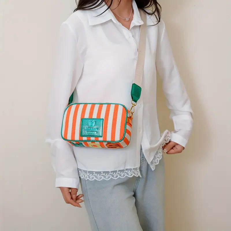 FLURO STRIPE CAMERA BAG