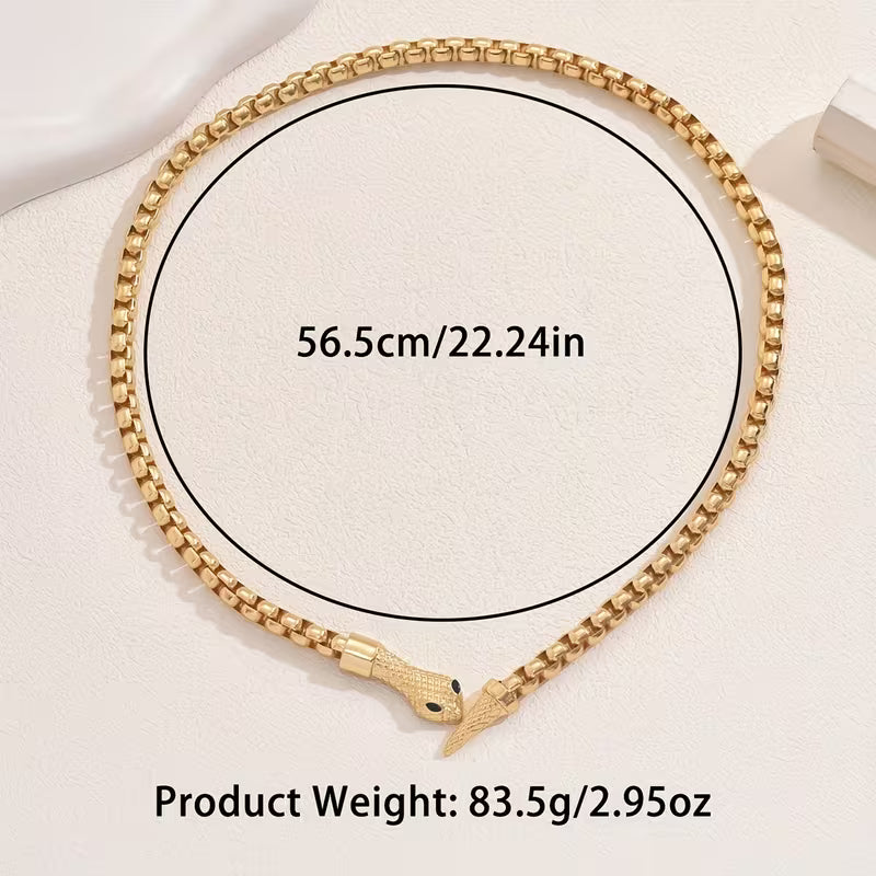 GOLDEN SNAKE NECKLACE