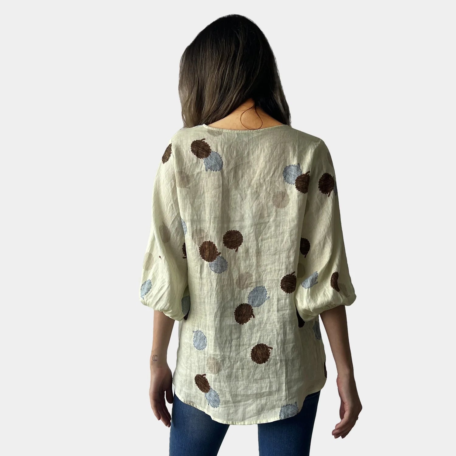 AMY LINEN TOP
