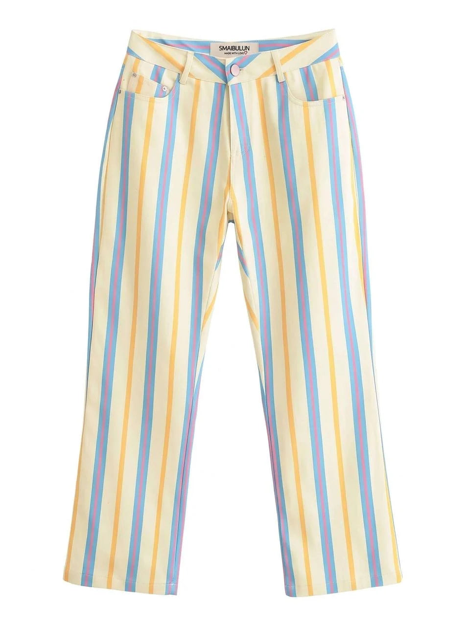 Stripe Low Rise Straight Leg JeaN