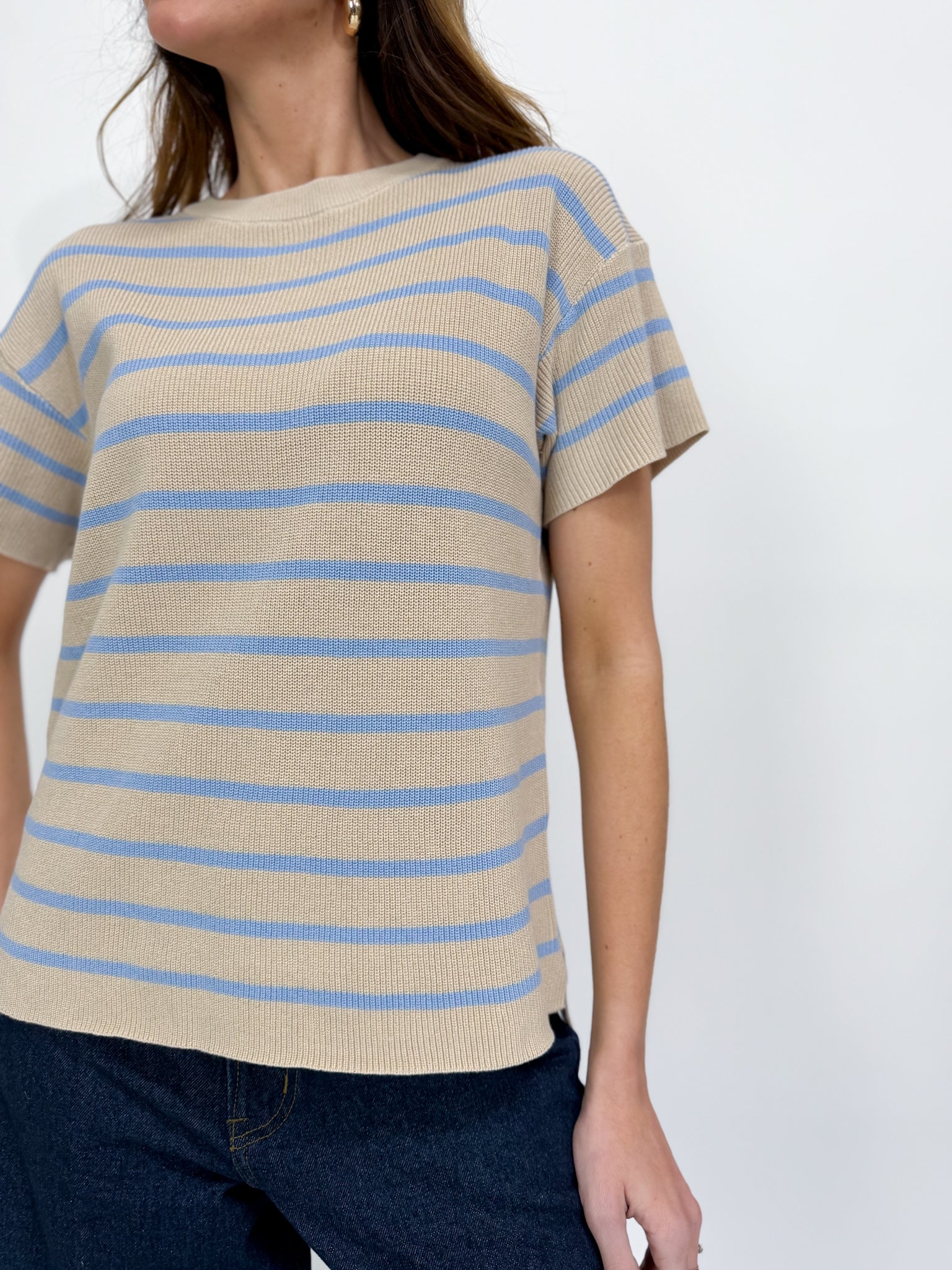 STRIPE TEE KNIT- NEW COLOURS