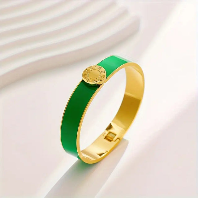 ROMAN ENAMEL BANGLE