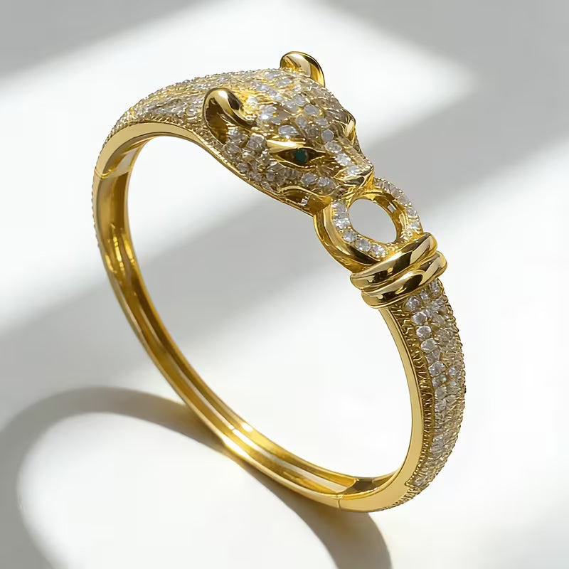PANTHER BANGLE AND RING