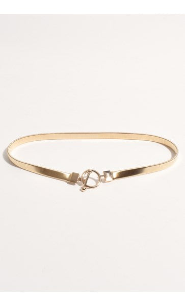 TOGGLE SLINKY METAL EVENT WAIST BELT